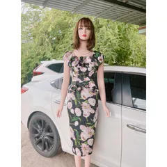 Đầm lụa siêu đẹp Hàng có sẵn giao ngay Chất liệu lụa siêu đẹp, nhẹ, không nhăn, không rút, mềm mát Giá 400k