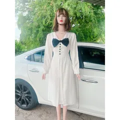 🌷VÁY đẹp đỉnh cao xuất sắc lắm nhé chị em ơi 👍🏻lên dáng cũng xinh lắm ấy! ☘️ VÁY TRẮNG XẾP CỔ V NƠ CÚC BỌC 💎 🌷
