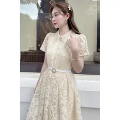 Đầm ren màu kem siêu đẹp Hàng có sẵn giao ngay Giá 350k Đúp lót 2 lớp Chất liệu ren