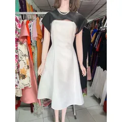 Đầm dự tiệc tiểu thư thiết kế choàng vai che bắp tay sang chảnh  Hàng có sẵn giao ngay L Chất liệu tapta cao cấp