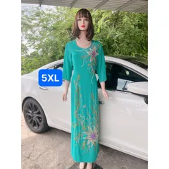 Áo dài đính kết thủ công tỉ mỉ siêu đẹp Giá 499k Hàng có sẵn giao ngay 5XL chuyên hàng thiết kế