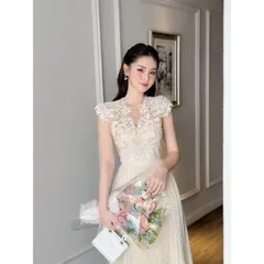 Đầm ren họa tiết cánh tiên chân váy dập li cao cấp, đầm du lịch, đi chơi, đi tiệc, hẹn hò