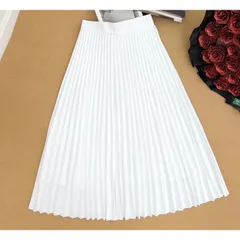 Chân váy nữ dáng dài xếp ly có lót  công sở dạo phố sang chảnh -hàng có sẵn giao ngay Màu đen và trắng , nude Giá 250k