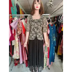 Đầm cổ vest trung niên peplum ren cao cấp  Hàng có sẵn giao ngay Dứoi 70kg mặc đẹp Giá 399k Chất liệu ren cao cấp