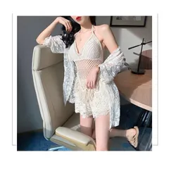 Set ren đi biển màu kem siêu đẹp Áo choàng giá 200k Áo bra giá 150k Quần ren giá 200k Set cả 3 chi tiết giá 399k