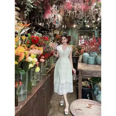 Đầm ren cao cấp Đúp lót 2 lớp Hàng có sẵn giao ngay S Hàng siêu đẹp Giá 420k