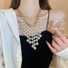 Vòng cổ tua rua ngọc traii sang trọng chữ  tua rua Hàng có sẵn giao ngay Giá 250k