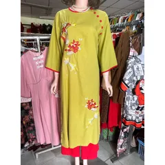 Áo dài hoạ tiết sang trọng