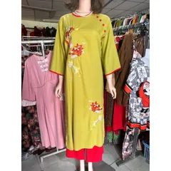 Áo dài hoạ tiết sang trọng
