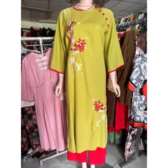 Áo dài hoạ tiết sang trọng