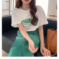 SET ÁO THUN CHỮ + CVAY MIDI XANH Giá 290k/ cả set Hàng có sẵn giao ngay Size SM