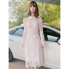 Đầm ren trắng hoạ tiết hoa hồng lá cao cấp Giá 390k Hàng có sẵn giao ngay M (trắng kem), (L màu trắng) Màu trắng kem