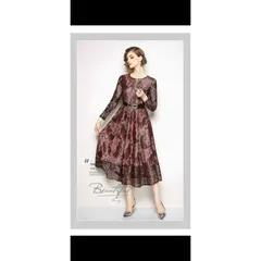 Đầm hoạ tiết dáng dài cao cấp Size SM Hàng có sẵn giao ngay Giá 390k (kèm đai như hình) Đúp lót 2 lớp