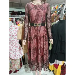 Đầm hoạ tiết dáng dài cao cấp Size SM Hàng có sẵn giao ngay Giá 390k (kèm đai như hình) Đúp lót 2 lớp