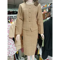 Đầm Dạ Tweed  tiểu thư cardigan Dạ dày dặn Màu Ánh Vàng  Hàng có sẵn giao ngay Đủ size SML Giá 350k