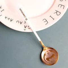 Muỗng Tròn Bằng Thép Không Gỉ Hình Mèo Hoạt Hình Dễ Thương Giá 20k/ cái Hàng có sẵn giao ngay  Màu 3 Hồng  + đen