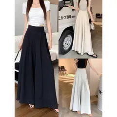 quần suông dài ống rộng qc siêu hot ạ Chất cát len tuyết dày dặn lắm nhé