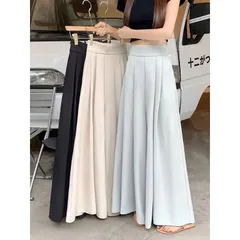 quần suông dài ống rộng qc siêu hot ạ Chất cát len tuyết dày dặn lắm nhé