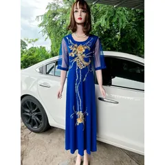 Đầm solen đính kết siêu đẹp Giá 399k Hàng có sẵn giao ngay  Chất liệu solen xịn đẹp, có co giãn dễ mặc Có đủ size