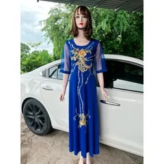 Đầm solen đính kết siêu đẹp Giá 399k Hàng có sẵn giao ngay  Chất liệu solen xịn đẹp, có co giãn dễ mặc Có đủ size