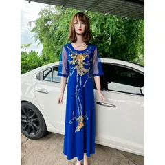 Đầm solen đính kết siêu đẹp Giá 399k Hàng có sẵn giao ngay  Chất liệu solen xịn đẹp, có co giãn dễ mặc Có đủ size