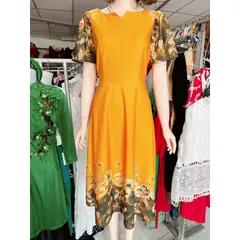 Đầm hoa chân bông Quảng châu cao cấp  Hàng có sẵn giao ngay  Size SML Giá 290k Co giãn dễ mặc  Chất liệu thun cotton