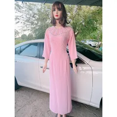 Áo dài đính kết Hàng đính kết siêu đẹp, bling bling, siêu sang Áo dài chifffon 4 tà đính kết Giá 490k/ áo dài