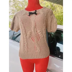 Hàng có sẵn Dệt kim  Hàng cao cấp  Giá 190k Hàng Quảng Châu Màu nâu tây