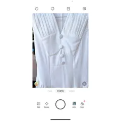 ĐẦM XẾP LY NGỰC Hàng cao cấp Giá 299k Hàng có sẵn giao ngay Đủ size màu trắng kem