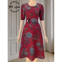 Đầm  họa tiết đẹp! Chất liệu : jean 2za mềm mát  Free size  Giá 330k Hàng coa sẵn giao ngay