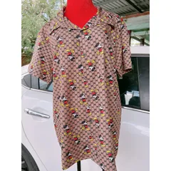 Áo chuột mickey màu nâu Nam nữ đều mặc đẹp Giá 160k Hàng có sẵn giao ngay