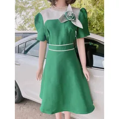 Đầm tapta xanh siêu đẹp Giá 290k Hàng có sẵn giao ngay XL Chất liệu tapta cao cấp