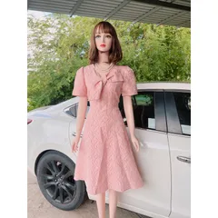 Đầm hồng cao cấp Chất liệu gấm xốp dễ chịu Hàng có sẵn giao ngay Đủ size tới 75kg Giá 290k