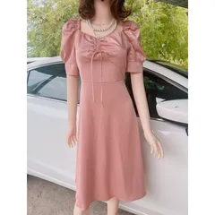 Đầm màu hồng pastel siêu đẹp Giá 290k Hàng có sẵn giao ngay Chất liệu siêu đẹp, mịn, mát