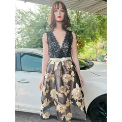 Đầm thiết kế siêu đẹp Giá 290k Hang có sẵn giao ngay