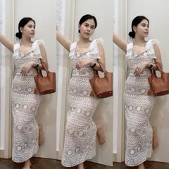 ĐẦm xoè chữ A siêu đẹp Chất vải xịn Hàng cao cấp Hàng có sẵn giao ngay M Giá 330k Màu da