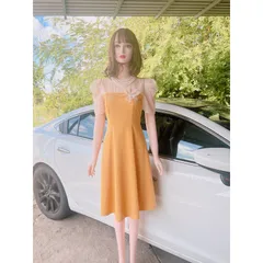 Đầm Nữ Thiết Kế , Đầm Nữ Umi Đính Hoa Và Đá Tinh Tế Sang Trọng Giá 290k Hang có sẵn giao ngay