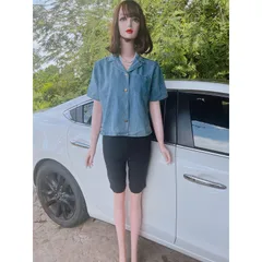 Set áo jean + quần ngố màu đen có 2 túi 2 bên Giá 290k Hàng có sẵn giao ngay