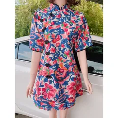 Đầm hoa cách điệu  Form to Giá 290k Hàng có sẵn giao ngay