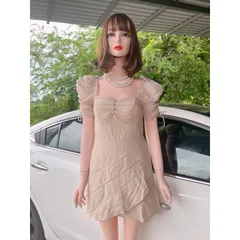 Đầm màu nude , hàng đúp lót 2 lớp Hàng có sẵn giao ngay Giá 250k Size SM