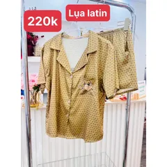 Thế giới đồ mặc nhà, mặc ngủ Chất liệu lụa latin Hàng cao cấp đẹp, mịn, sang Giá trên ảnh