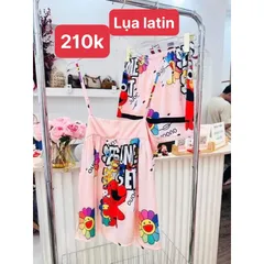 Thế giới đồ mặc nhà, mặc ngủ Chất liệu lụa latin Hàng cao cấp đẹp, mịn, sang Giá trên ảnh