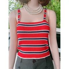 Áo 2 dây co giãn dễ chịu ☘️ Chất liệu: Len tăm ☘️ Kiểu dáng: Croptop Giá 150k