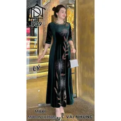 M539 nhung maxxi mẫu mới  Giá 380k