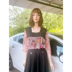 Áo kiểu ép đá siêu đẹp Giá 190k Hàng có sẵn giao ngay 2 lớp ko lộ hở