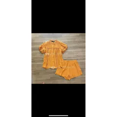 Set babydoll chất lennin cổ tròn phối ren + quần short ngắn Có sẵn màu xanh lá Hàng đẹp Giá 290k