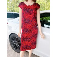 Đầm hoa 2 lớp cao cấp Giá 330k Hàng có sẵn giao ngay