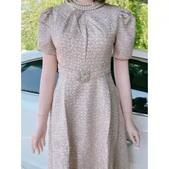 Đầm Gấm Xoè  Chất liệu gấm xốp đúp lót 2 lớp Hàng có sẵn giao ngay S Giá 290k