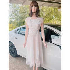 Đầm ren chính chủ MIN Màu trắng ren Hàng ren cao cấp Giá 390k Hang có sẵn giao ngay M