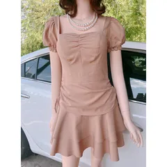 Đầm màu nude siêu đẹp Giá 290k Hàng có sẵn giao ngay Chất liệu siêu đẹp